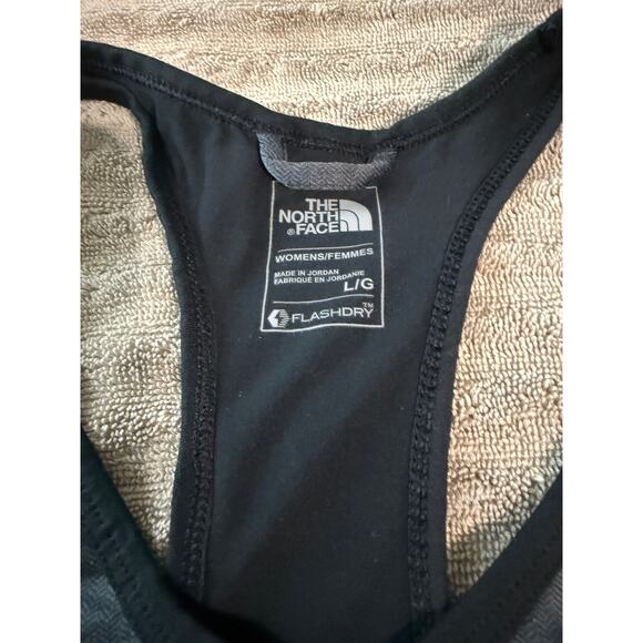 The North Face Flash Dry Razorback Tank Size L Flash Dry Black Grey Women - Picture 3 of 8